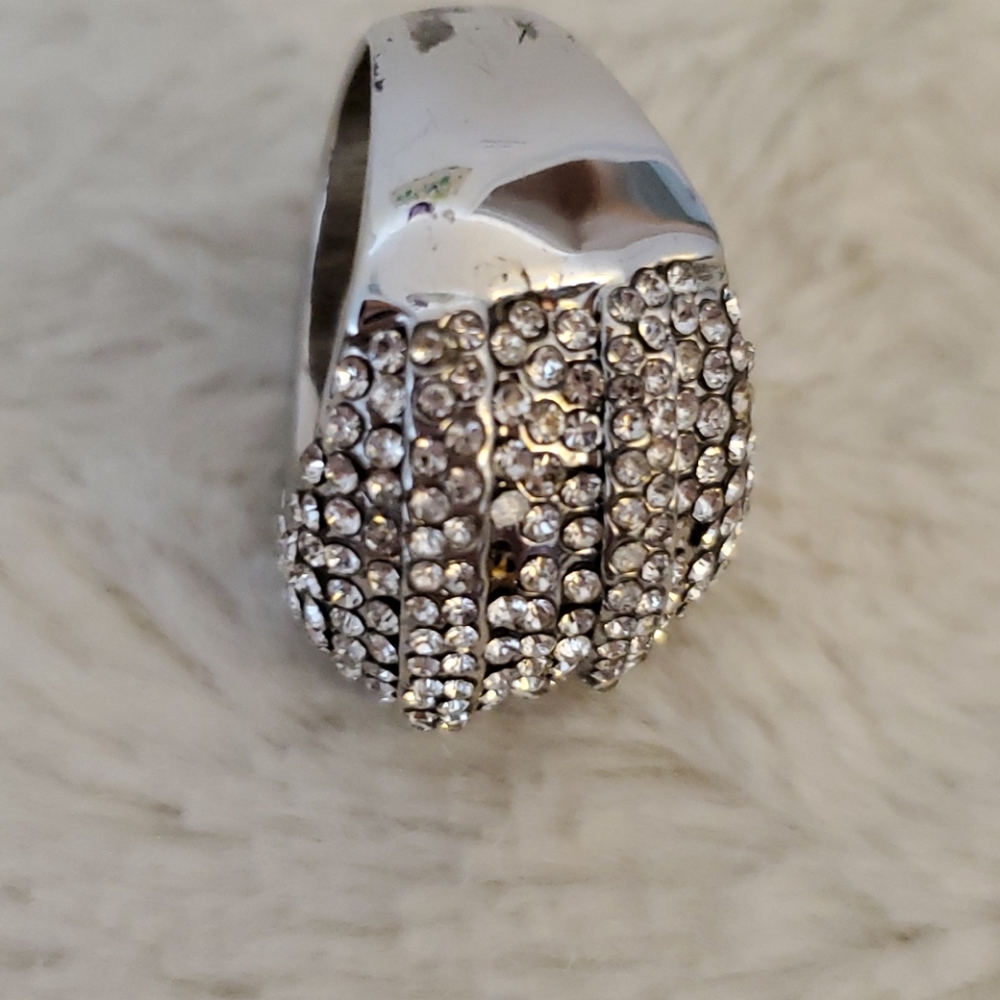 Rhinestone Statement Ring - image 4